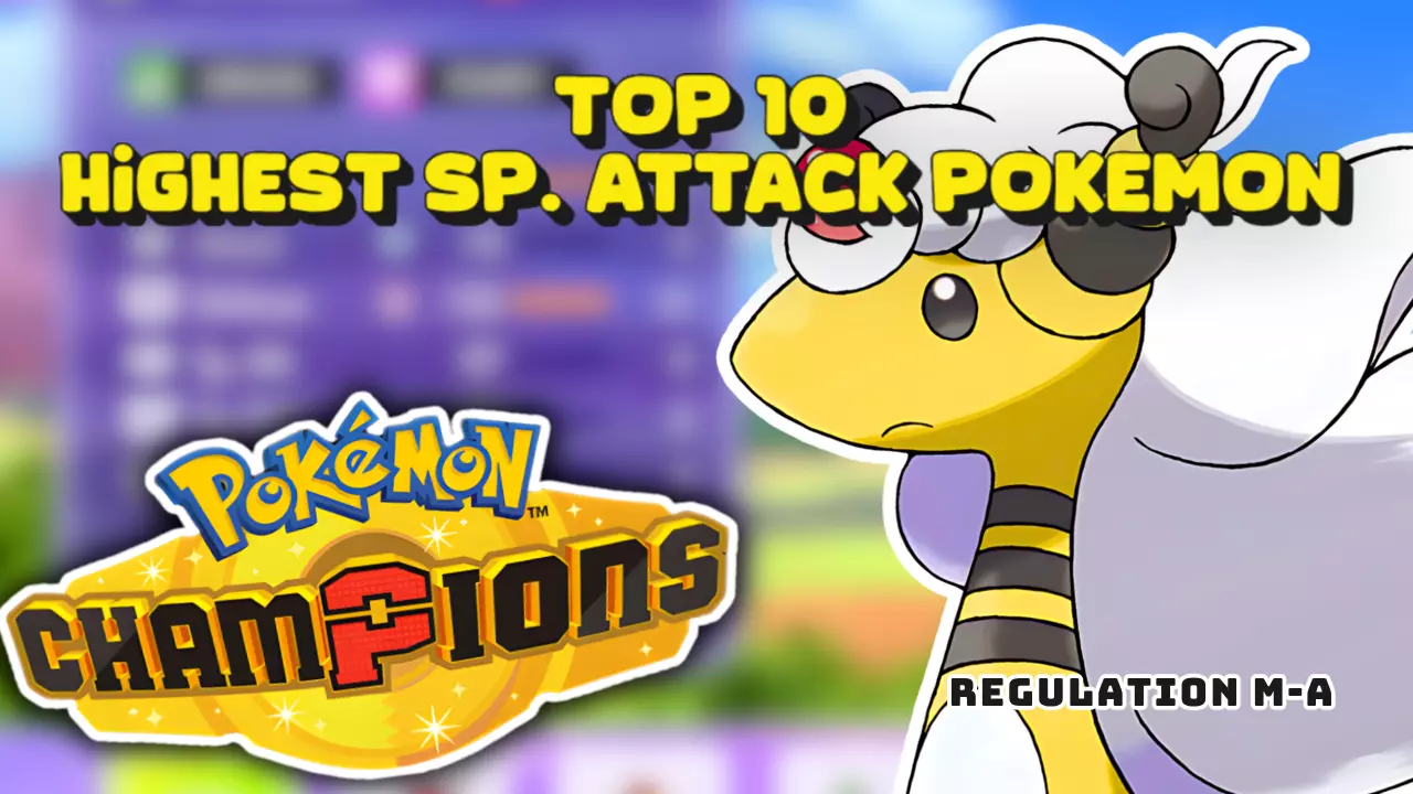 Highest Special Attack Pokemon Champions
